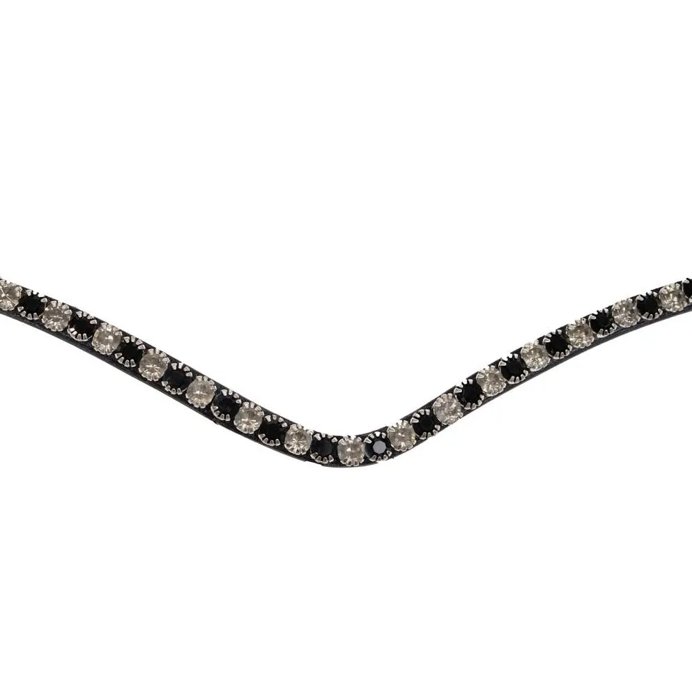 Montar FAIR Browband Curved Black Crystal