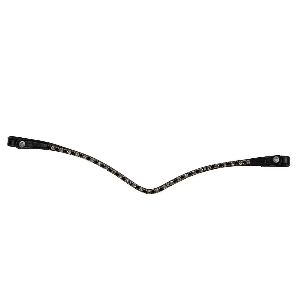 Montar FAIR Browband Curved Black Crystal