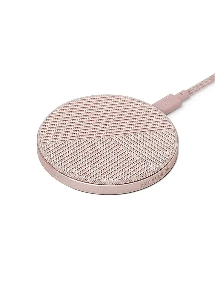 Native Union Drop Wireless Charger V2 Fabric Rose