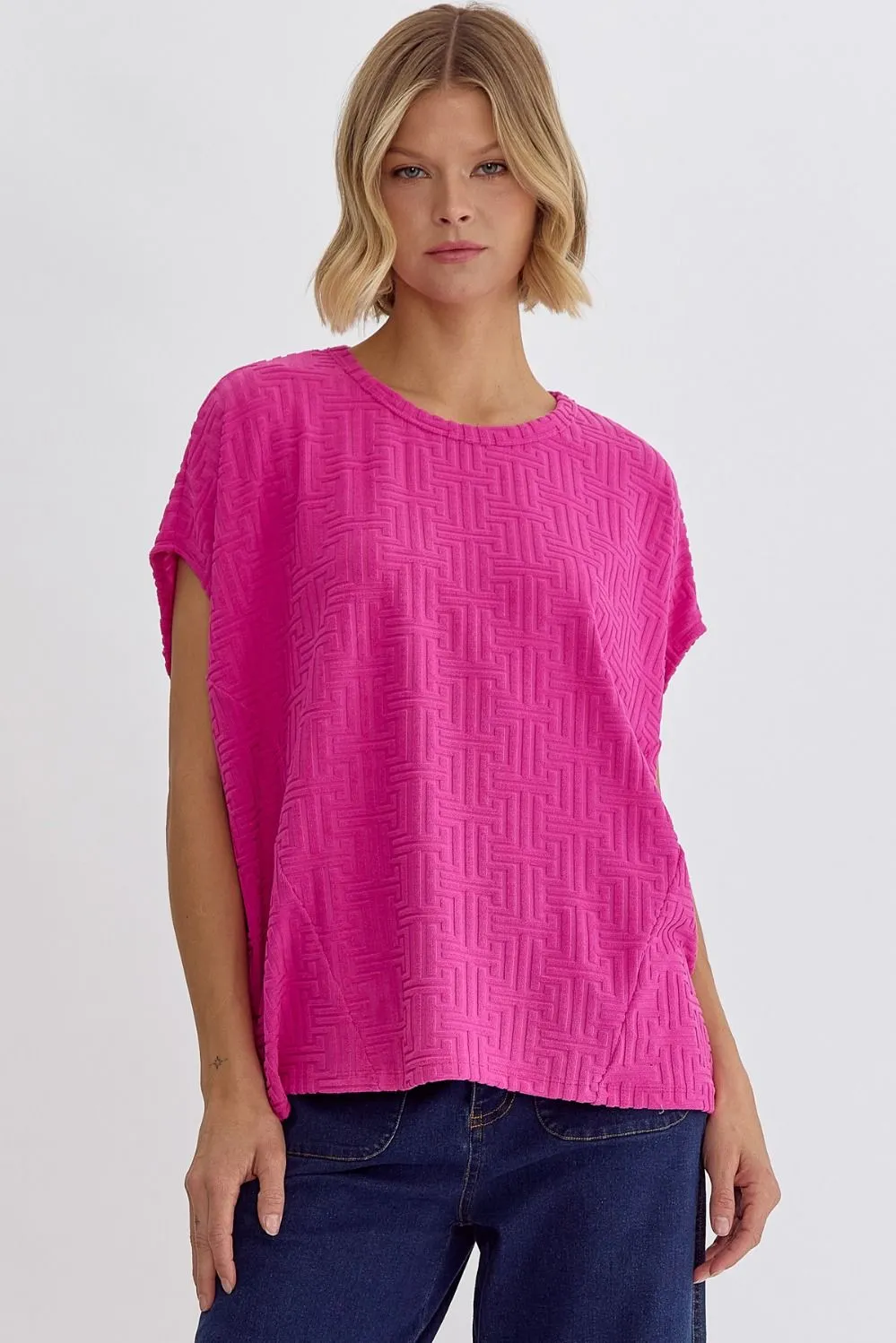 'Need You' Top - Fuchsia