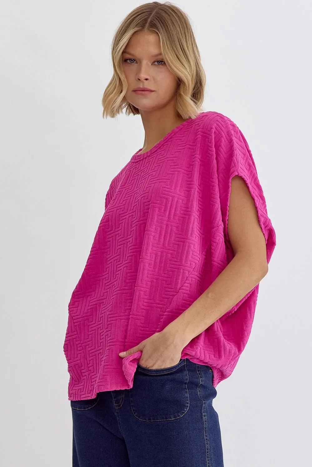 'Need You' Top - Fuchsia