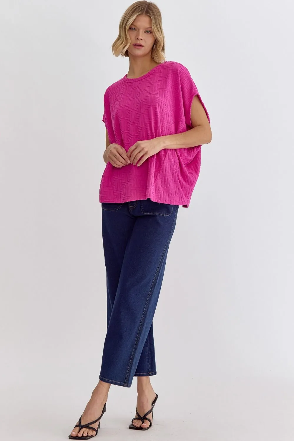 'Need You' Top - Fuchsia