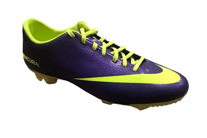 Nike men's football boot Victory IV FG 555613 570 electric purple-yellow