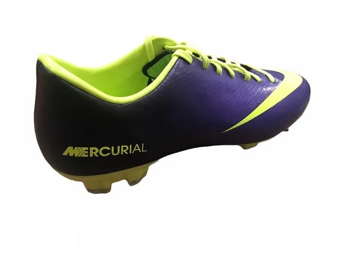 Nike men's football boot Victory IV FG 555613 570 electric purple-yellow