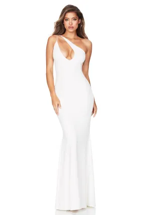 Nookie Lexi One Shoulder Gown - White