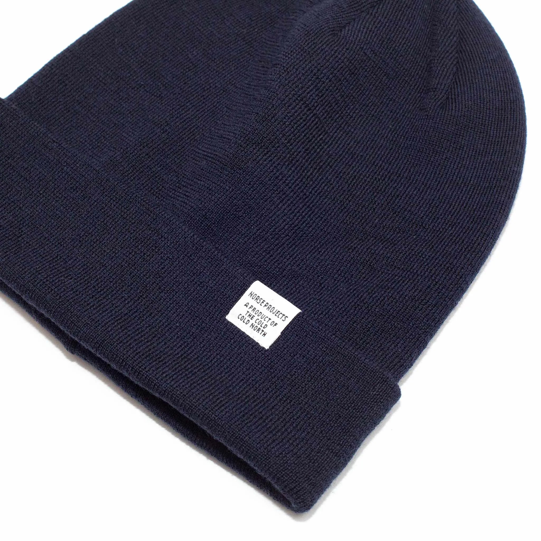 Norse Projects Norse Top Beanie Dark Navy