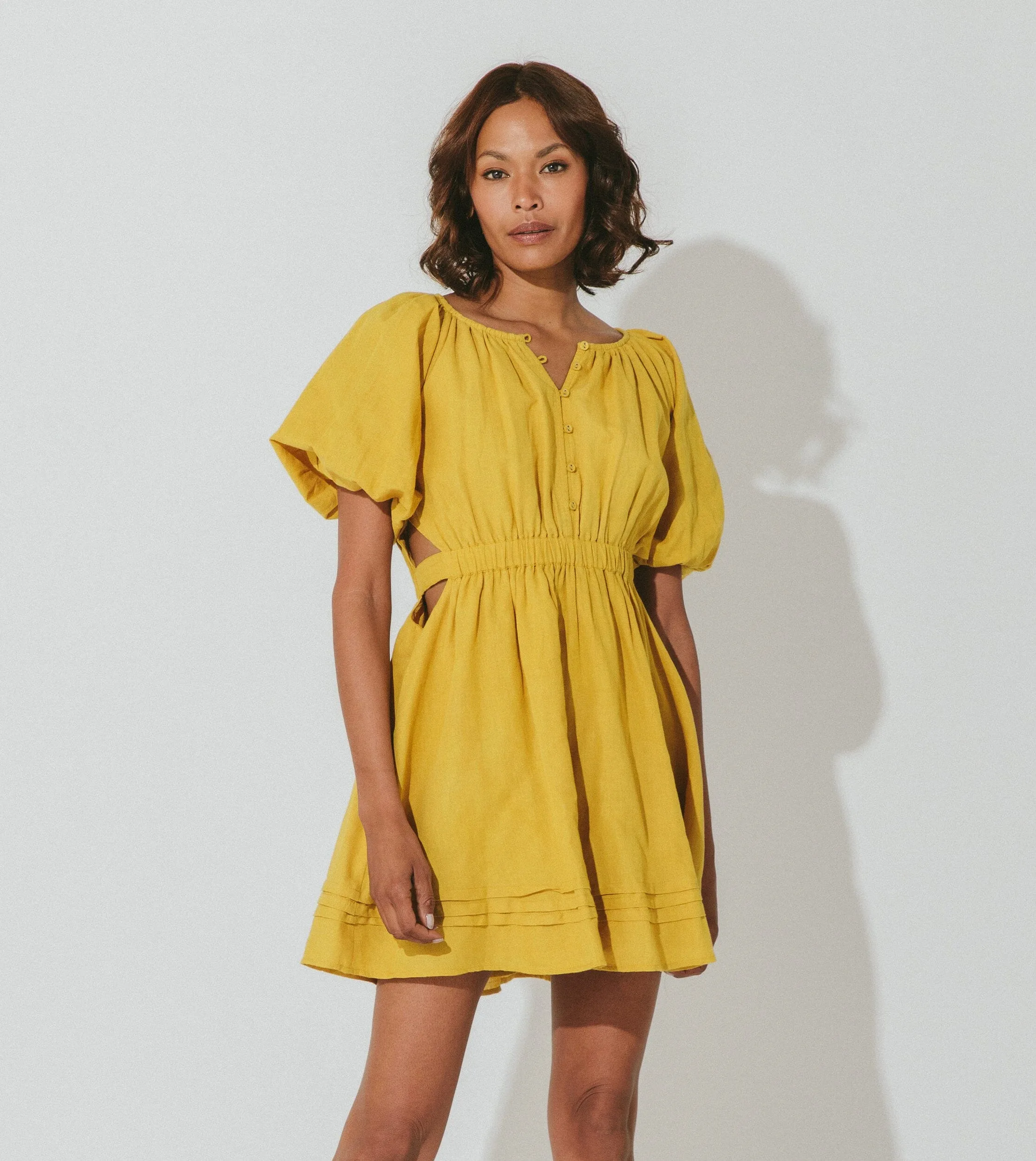 Orianna Mini Dress | Marigold