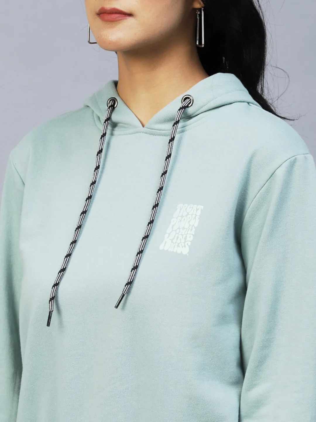 Oversized Fleece Hooded Sweatshirt