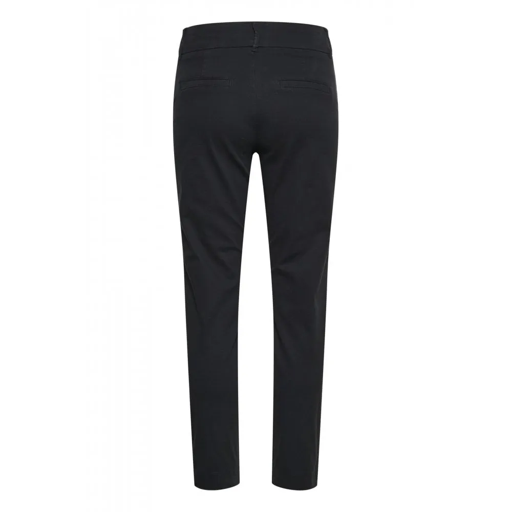 PART TWO SOFFYS COTTON TROUSERS BLUE GRAPHITE