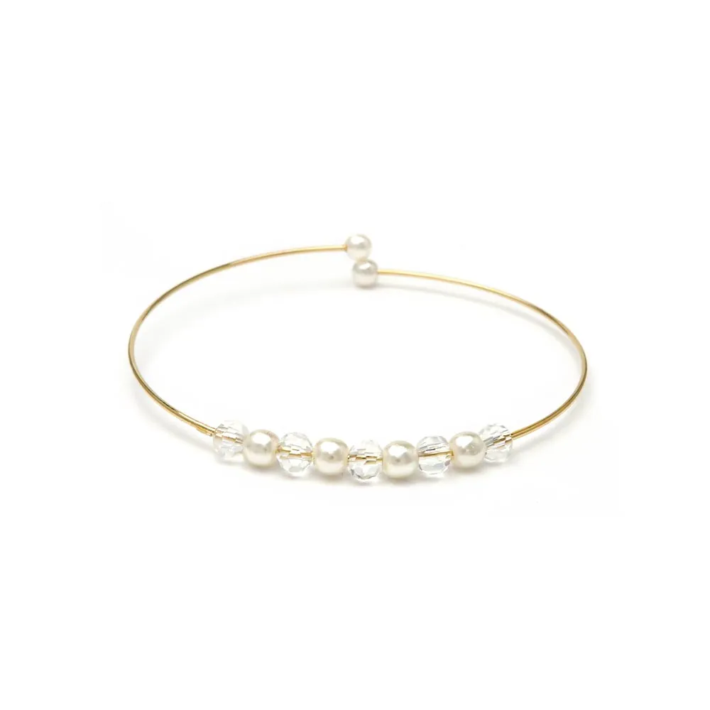 Pearl and Bead Bangle