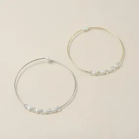 Pearl and Bead Bangle