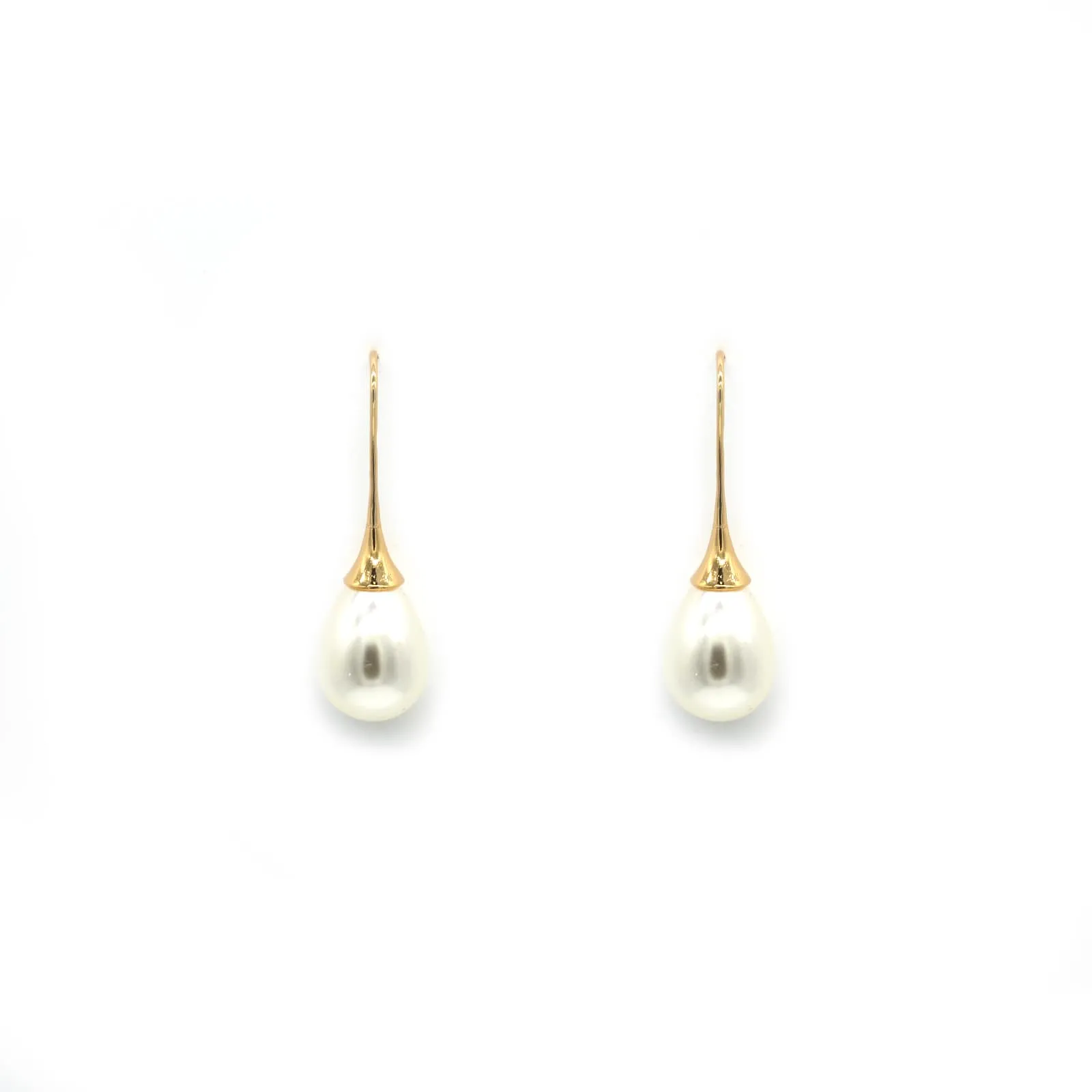 Pearly Gold Earrings