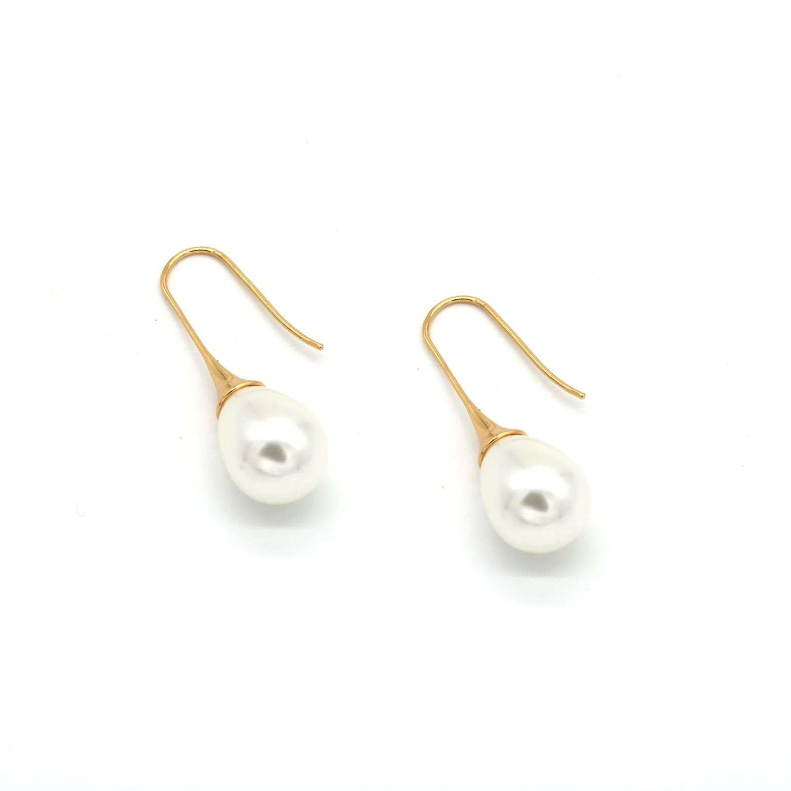 Pearly Gold Earrings