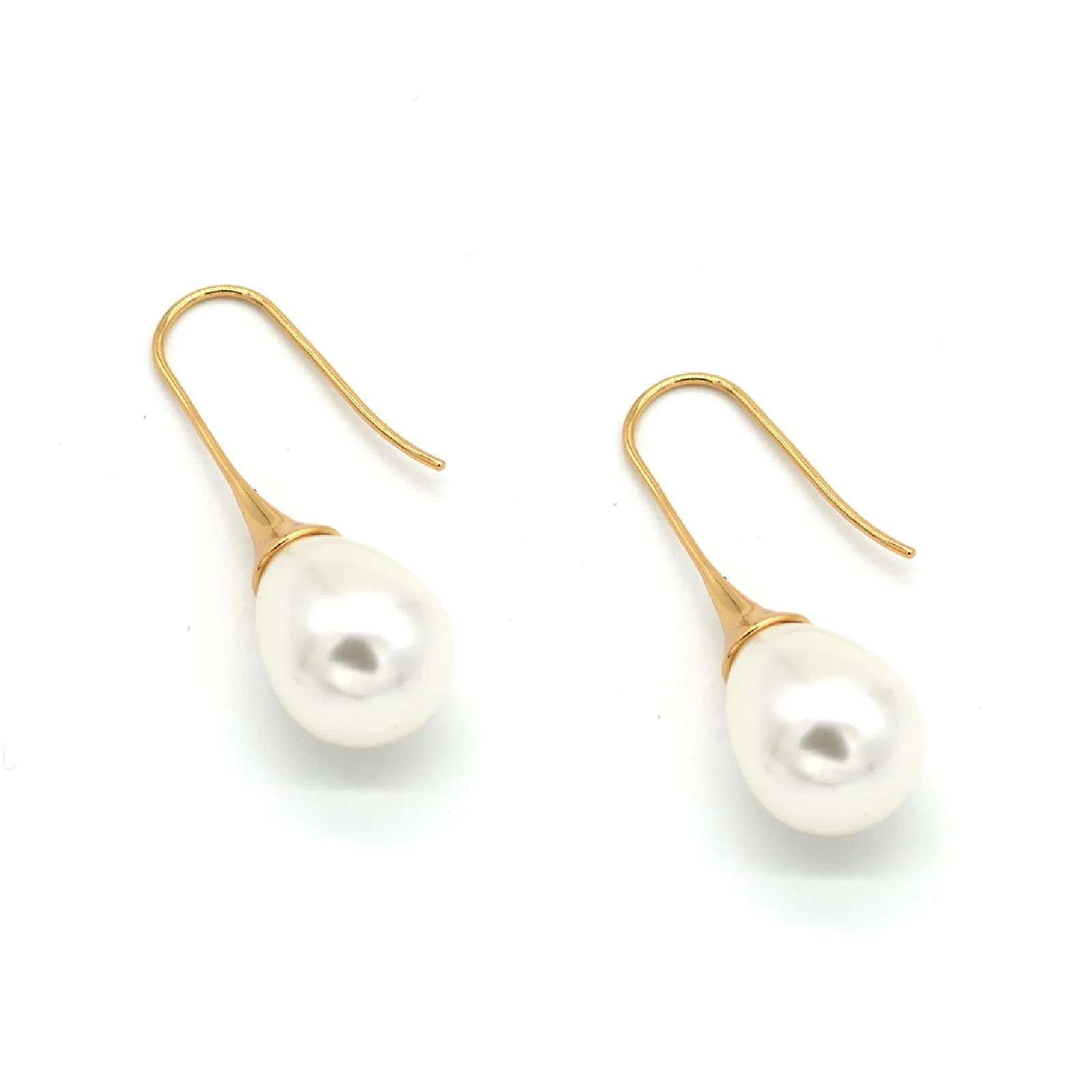 Pearly Gold Earrings