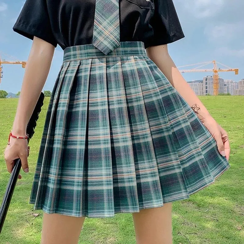 Preppa Pleated Kawaii Skirt ☁️