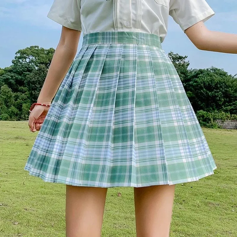 Preppa Pleated Kawaii Skirt ☁️