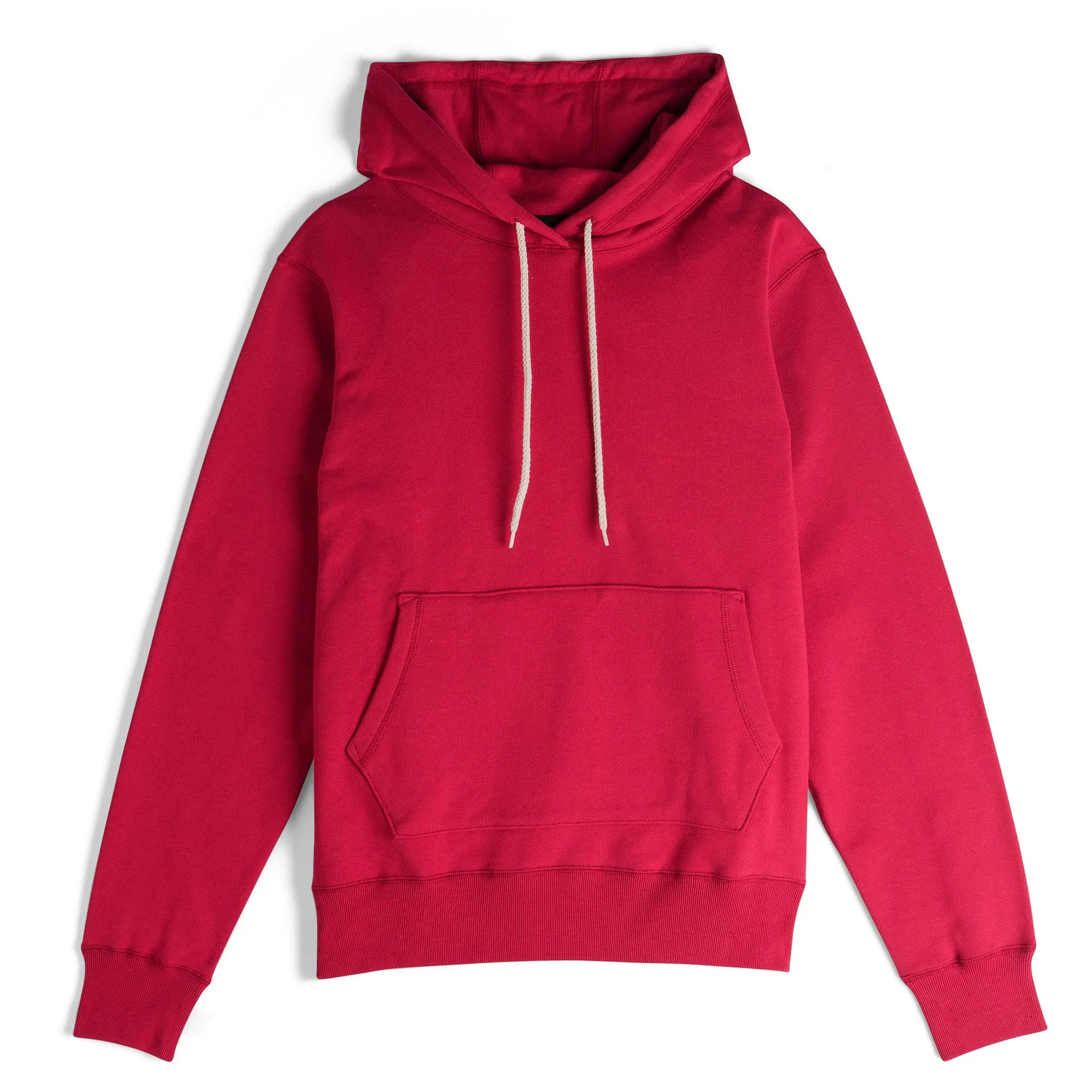 Pullover Hoodie - Heavyweight Terry - Red