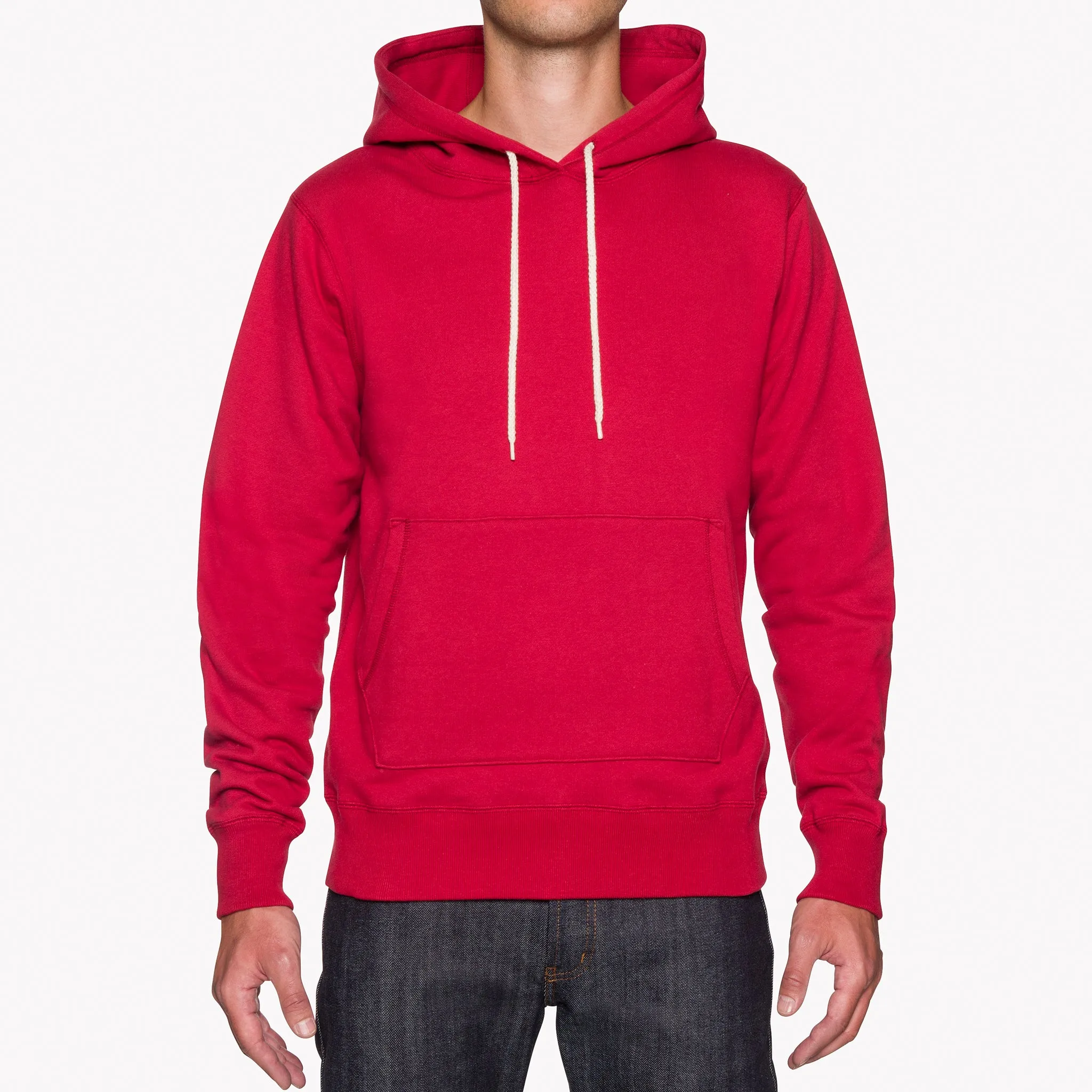 Pullover Hoodie - Heavyweight Terry - Red