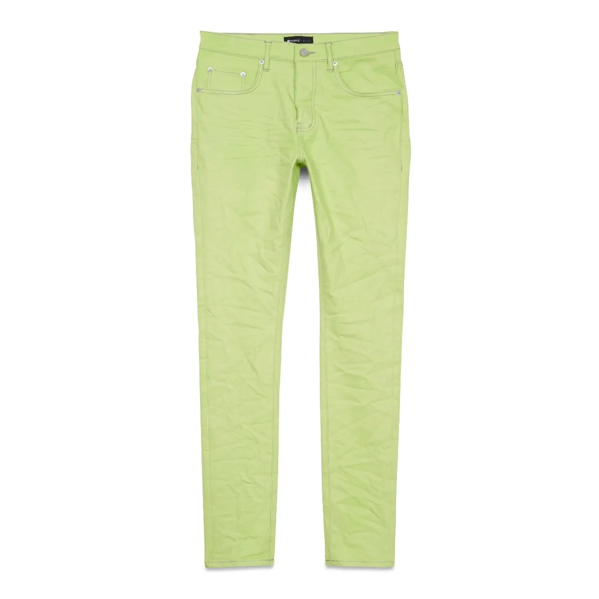 Purple Brand Lime Raw Jeans