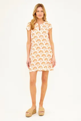 Rachel Dress - Dominica Fan Print