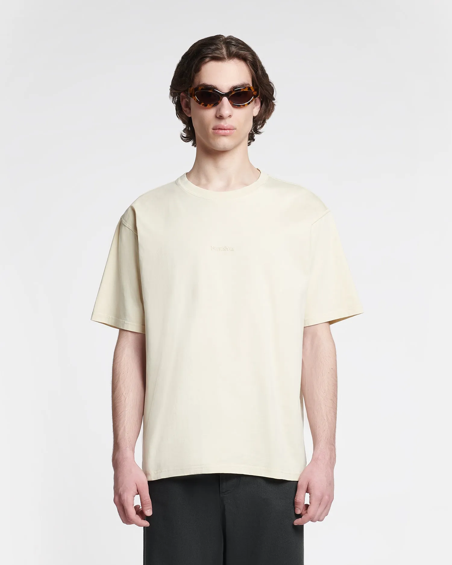 Reece - Embroidered Cotton-Jersey T-Shirt - Shell