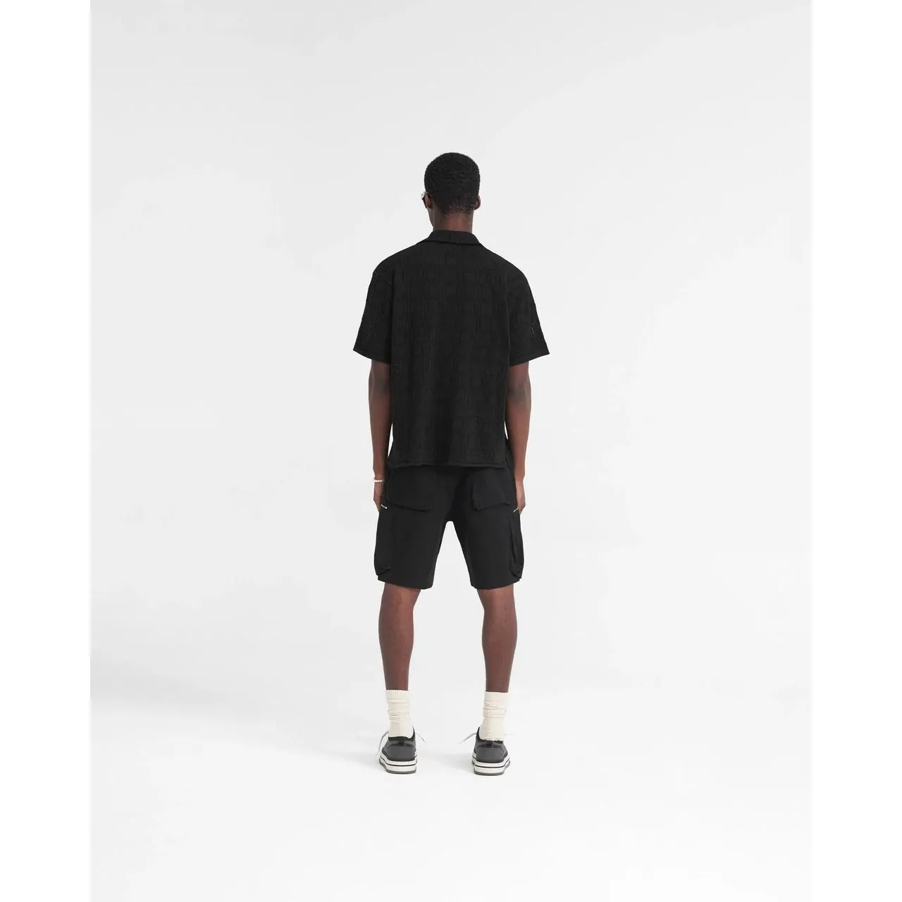 Represent Lace Knit Shirt Black