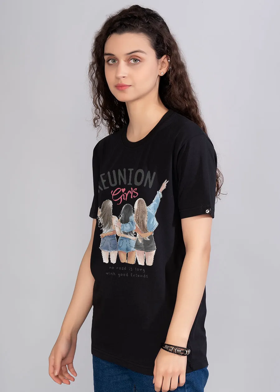 Reunion Girls Women Boyfriend T-Shirt