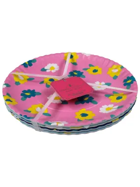 Simply Southern Melamine Reusable Plates - 4-Pack, Flower Print