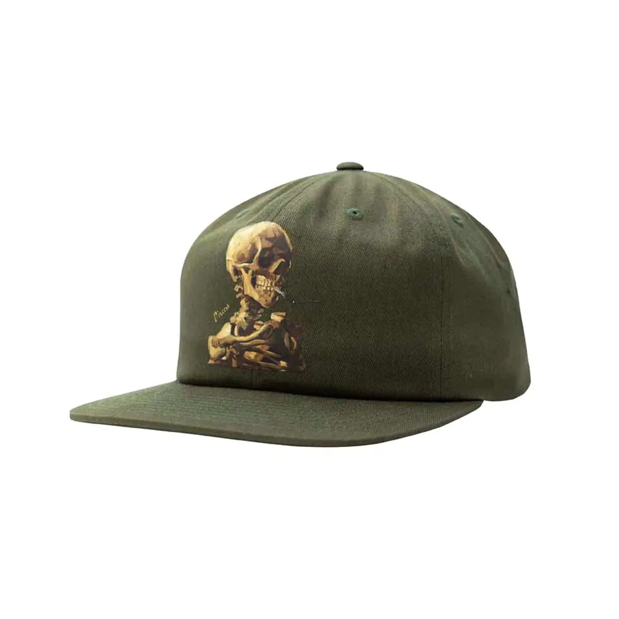 Skeleton Snapback (Olive)