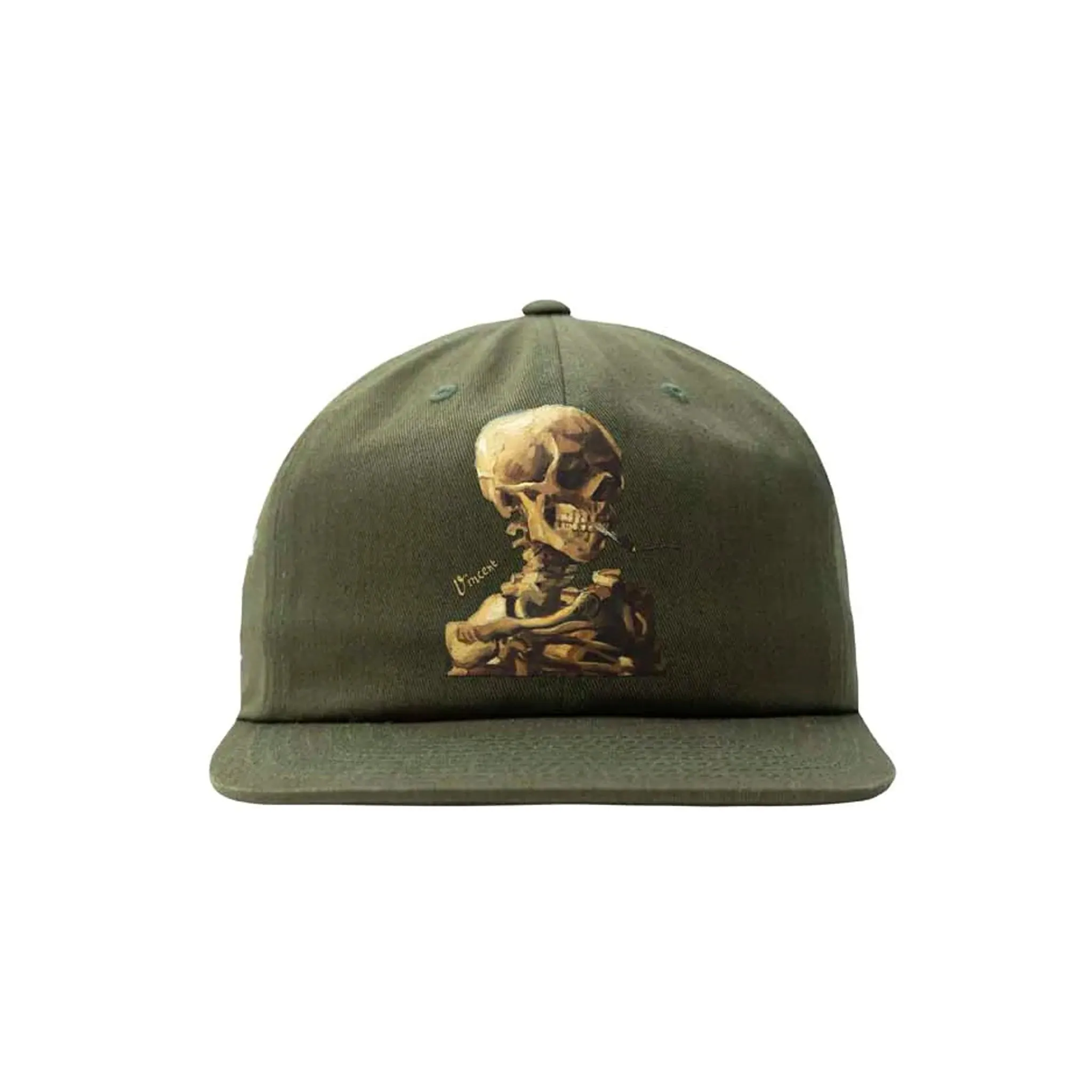 Skeleton Snapback (Olive)