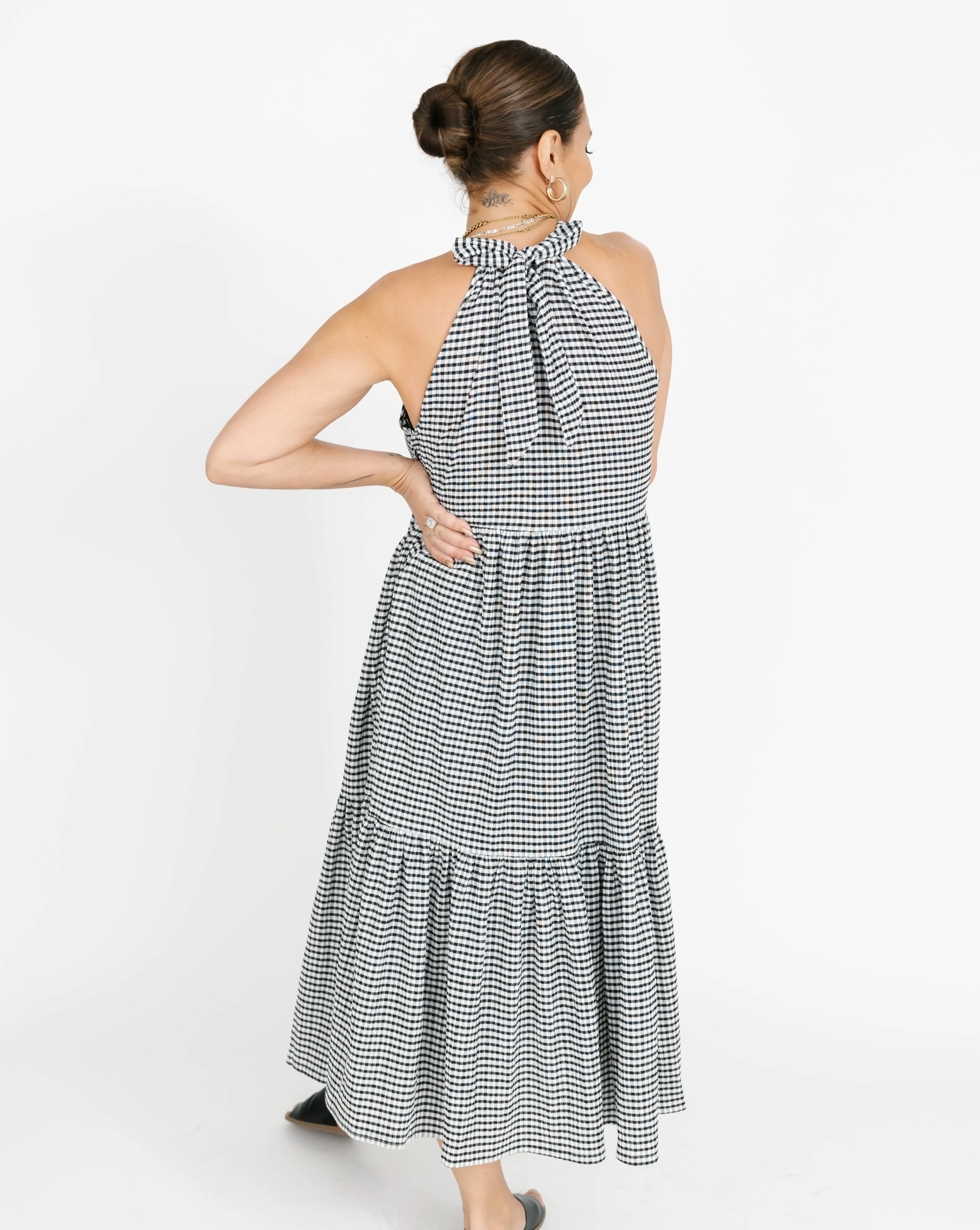 Smash & Tess Valentina Gingham Maxi Dress