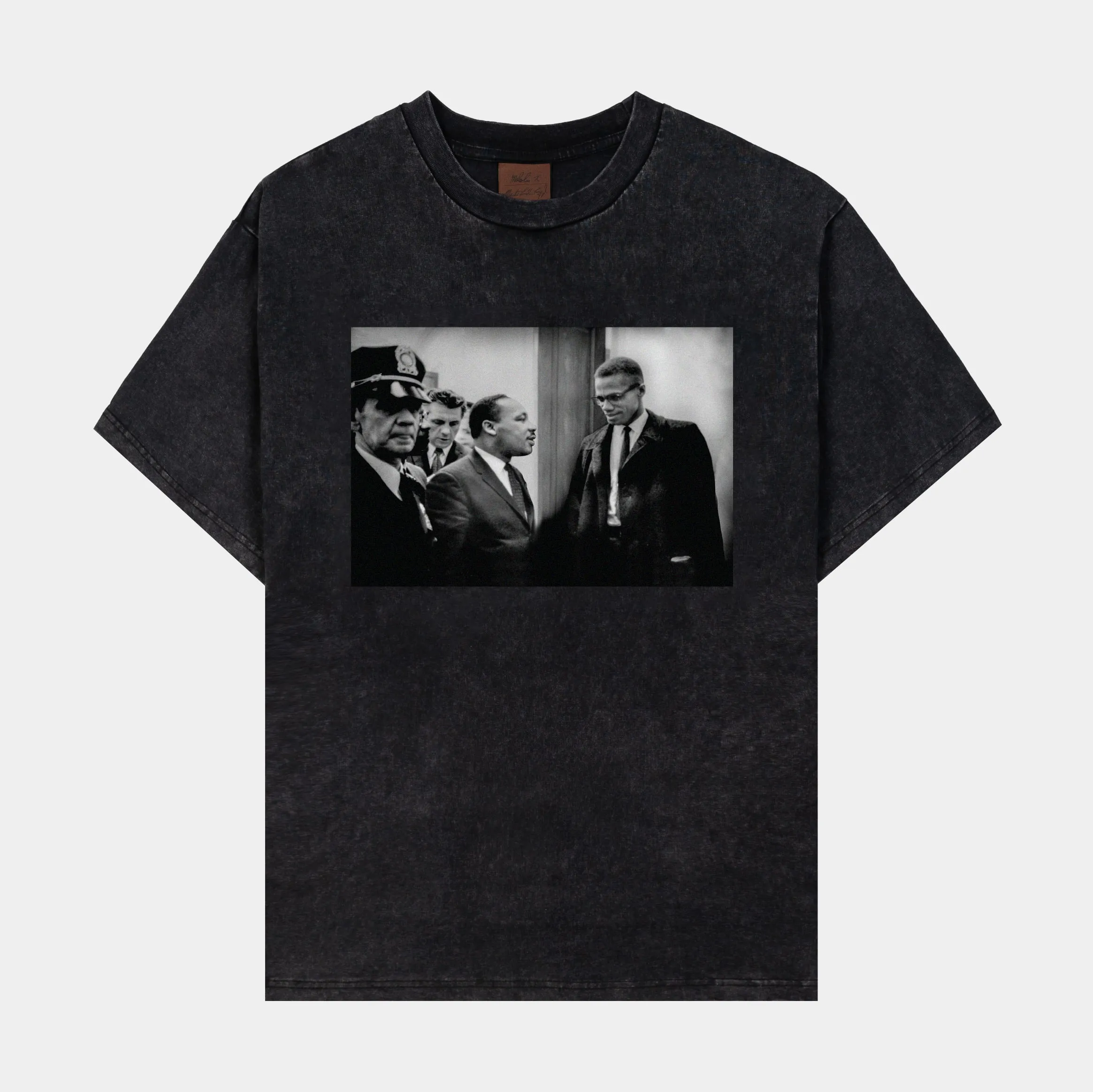 SP x Malcom X & MLK Icons Mens Short Sleeve Shirt (Black)