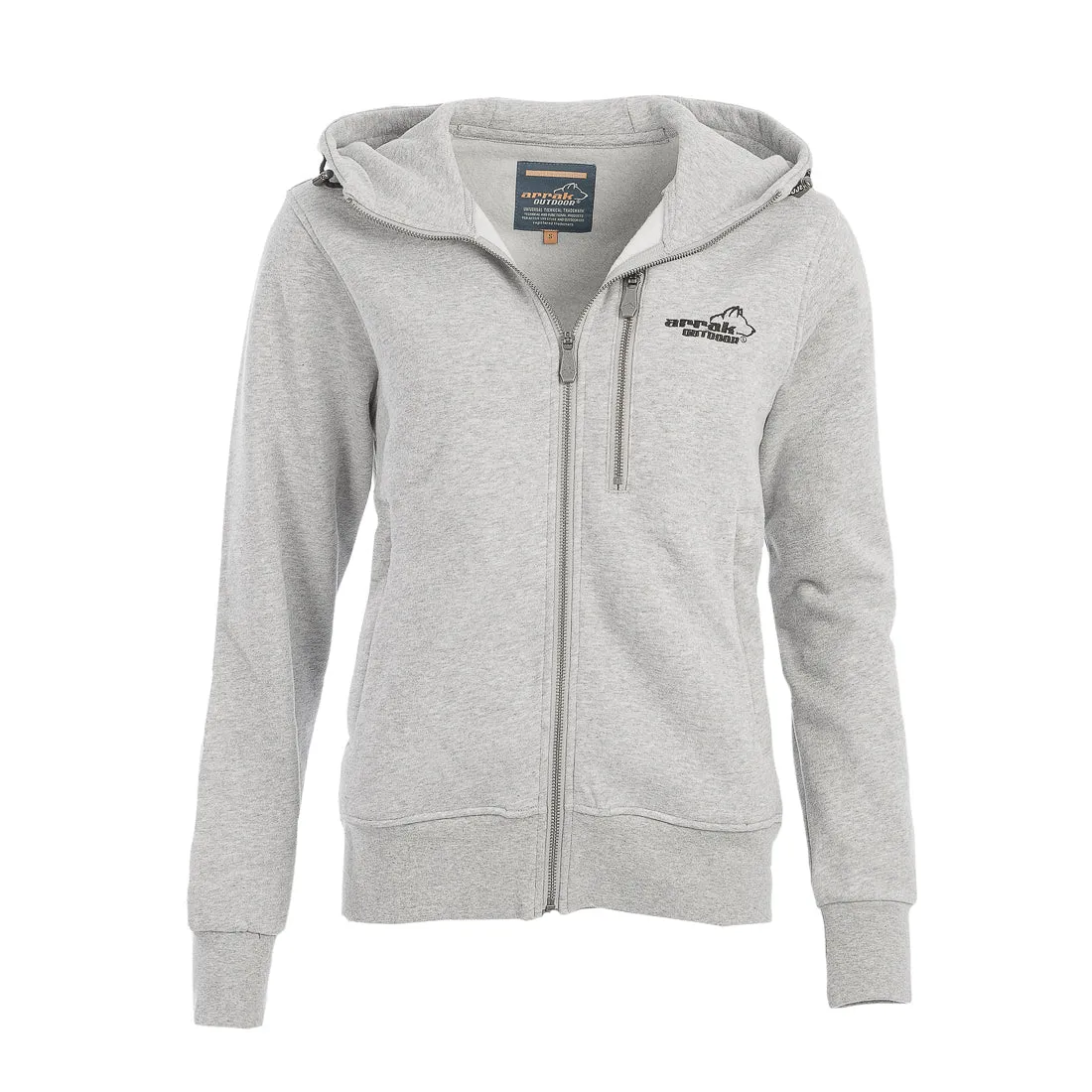 Sporty Hoodie Women (Gray Melange)