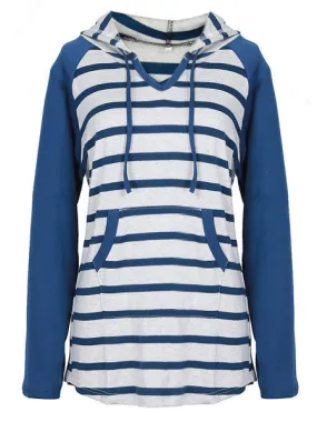 Stripe Time Hooded Sweatshirt