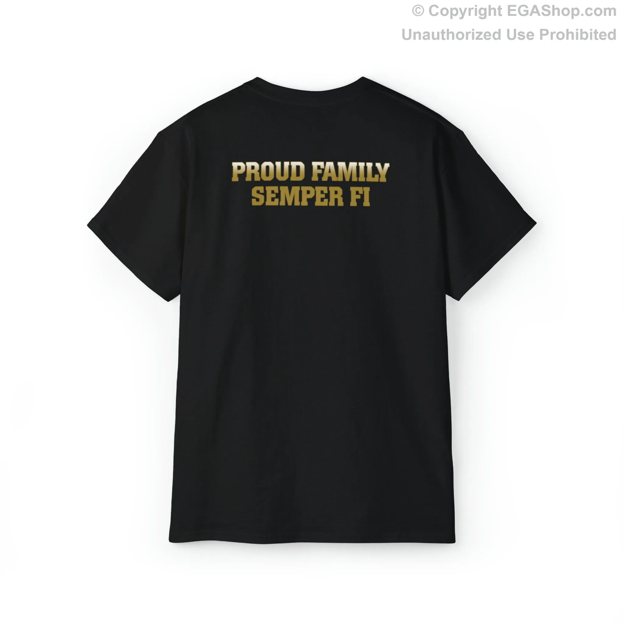 T-Shirt: Bravo Co. MCRD Parris Island (EGA   Back Proud Family)