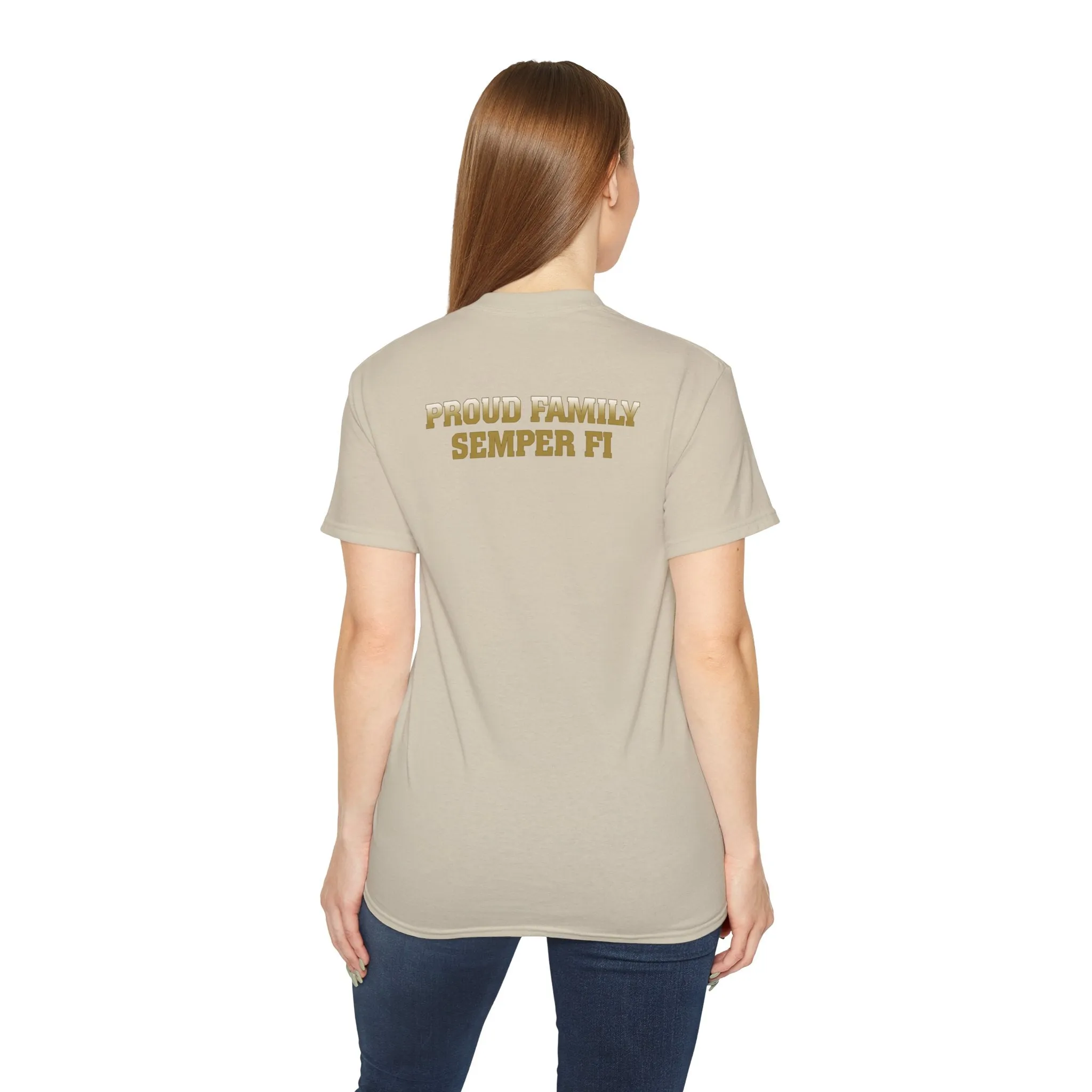 T-Shirt: Bravo Co. MCRD Parris Island (EGA   Back Proud Family)