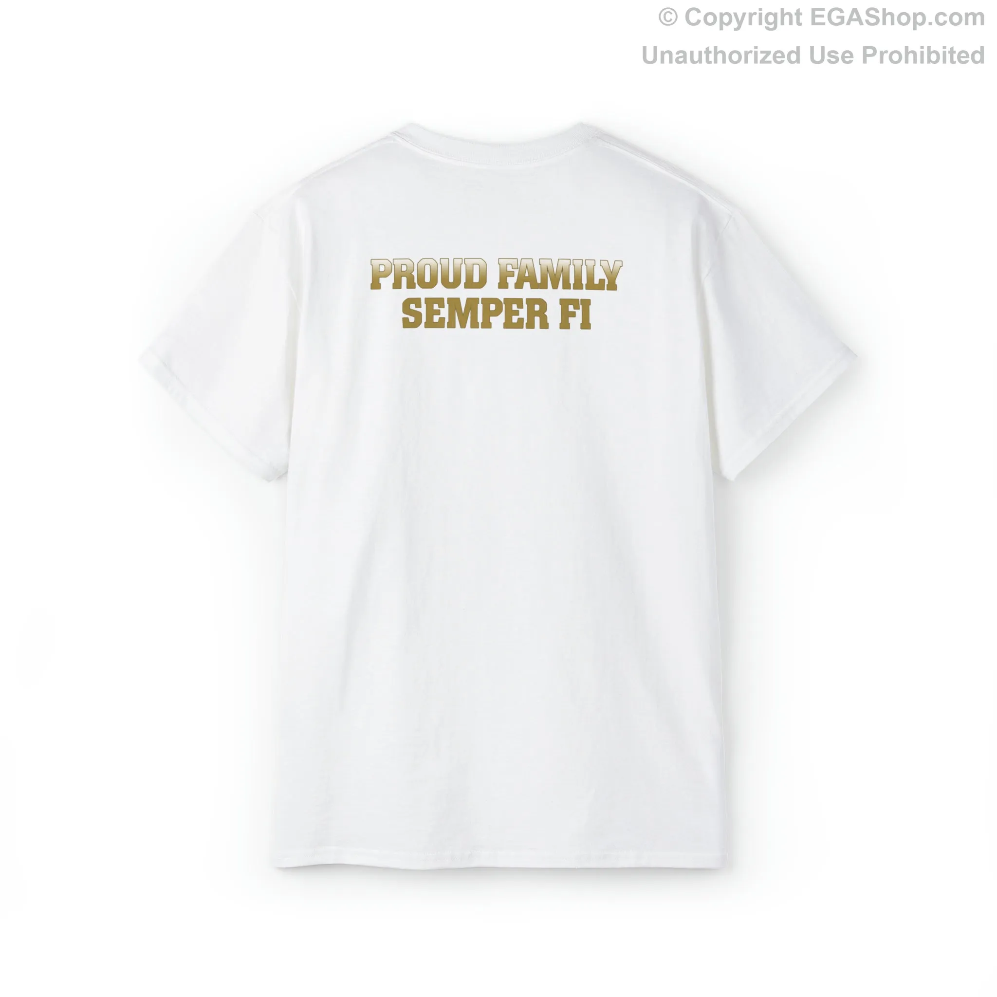 T-Shirt: Bravo Co. MCRD Parris Island (EGA   Back Proud Family)