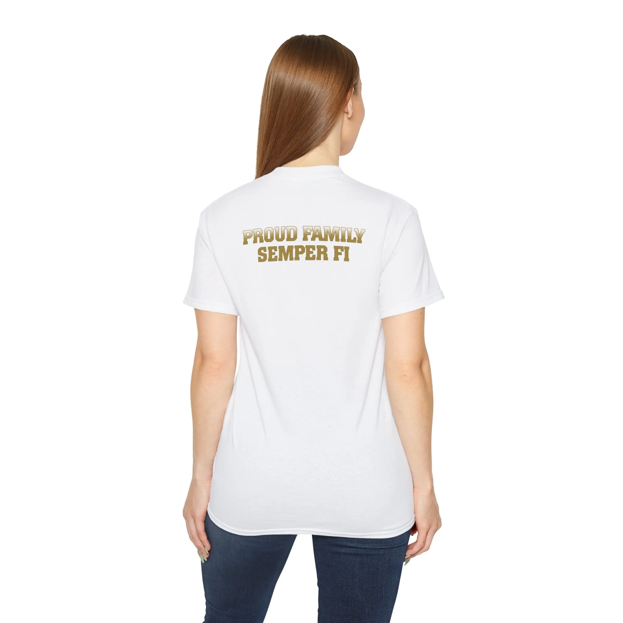 T-Shirt: Bravo Co. MCRD Parris Island (EGA   Back Proud Family)