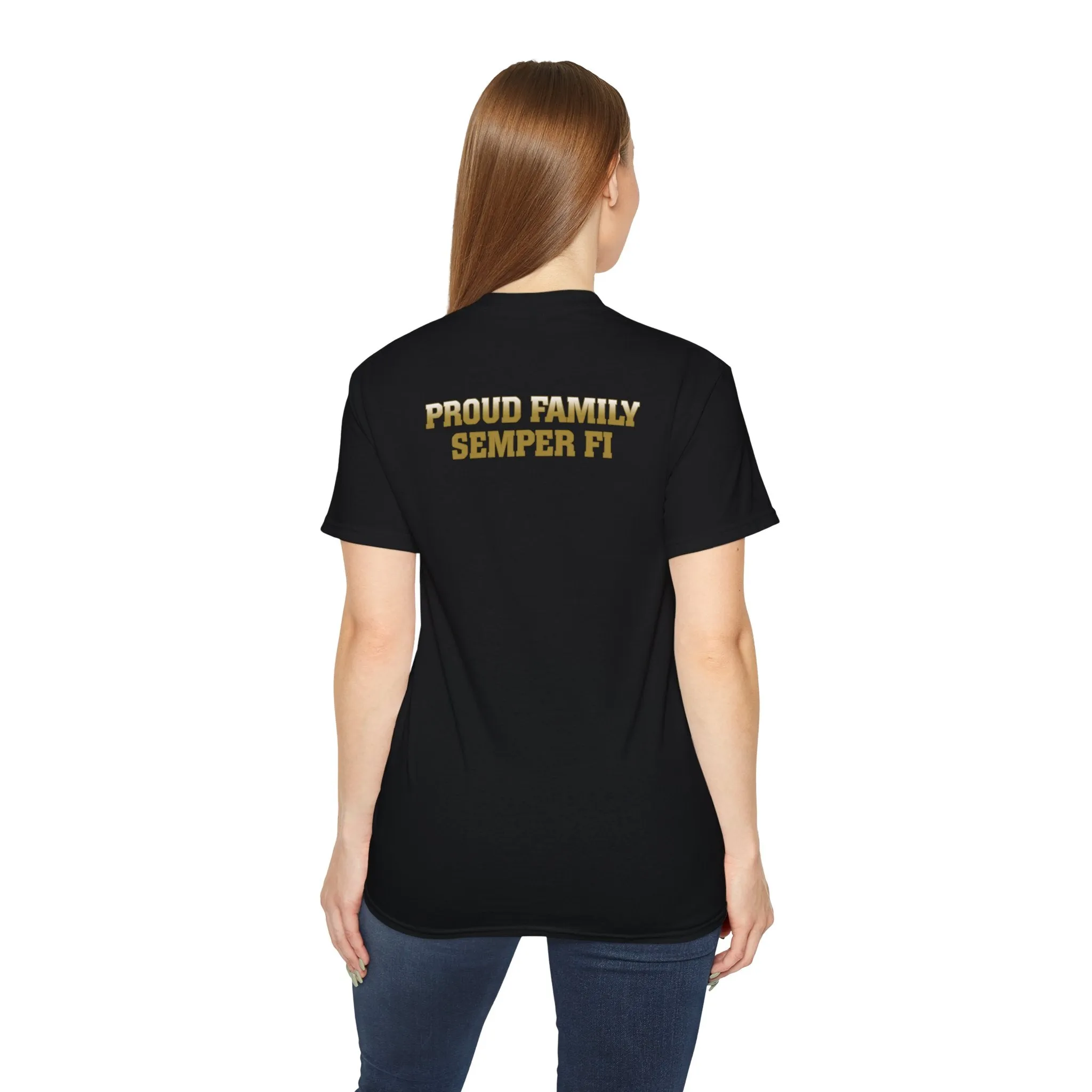 T-Shirt: Bravo Co. MCRD Parris Island (EGA   Back Proud Family)