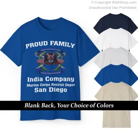 T-Shirt: India Co. MCRD San Diego (3rd Battalion Crest)