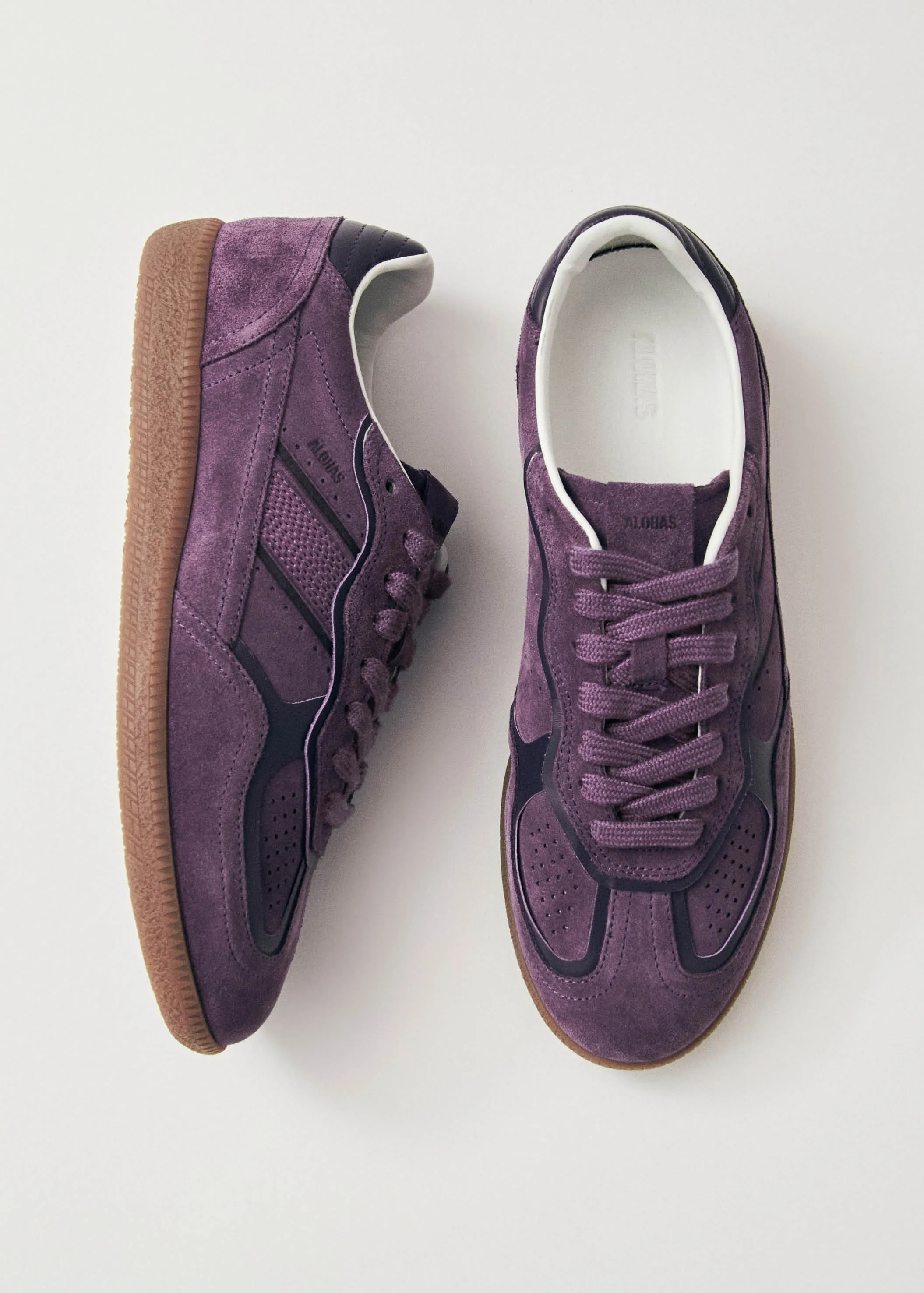 Tb.490 Rife Lilac Leather Sneakers