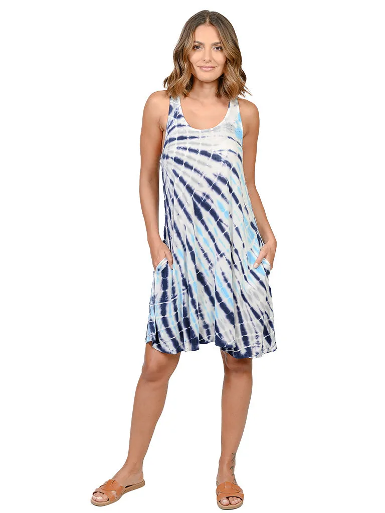 Tie Dye Racer Back Dress