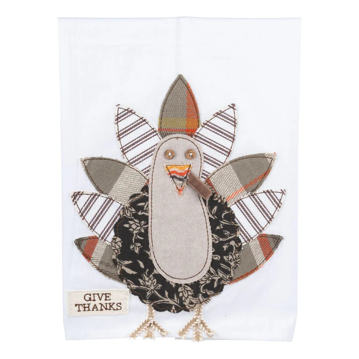 Turkey Give Thanks Tea Towel