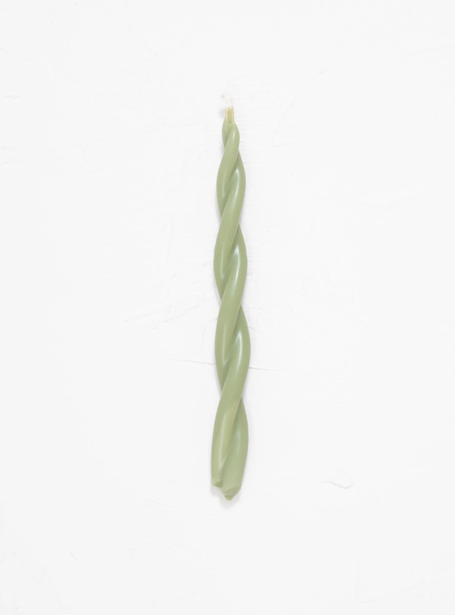 Twisted Candle Sage Green