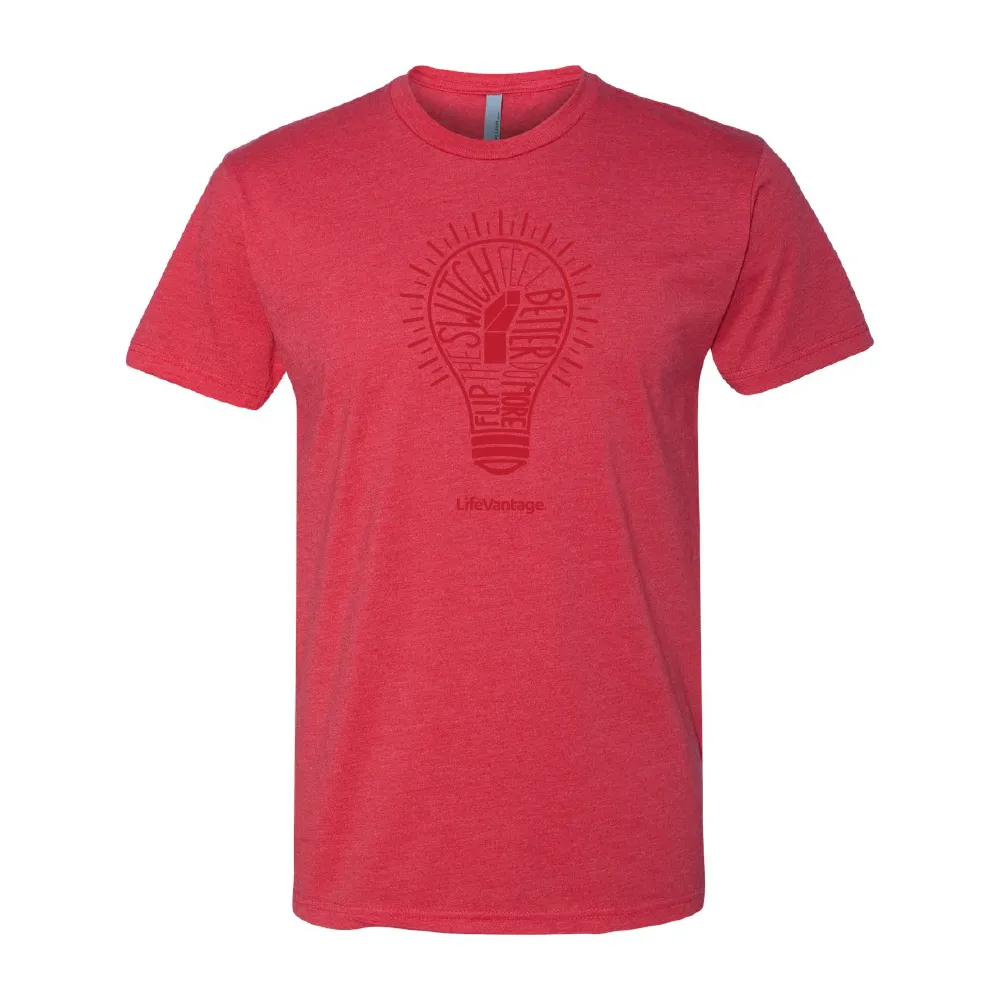 Unisex FTS Light Bulb Red Tee