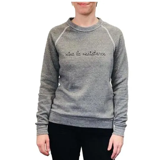 Unisex raglan sleeve pullover sweatshirts custom embroidered with roevember, the future is female, 1973, we say gay or anything you feel like saying across your chest!