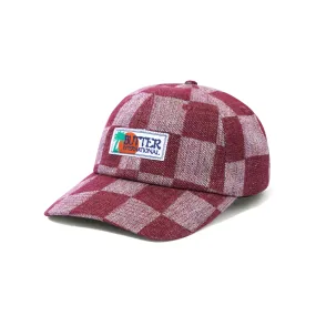 Vacation 6 Panel Cap, Maroon