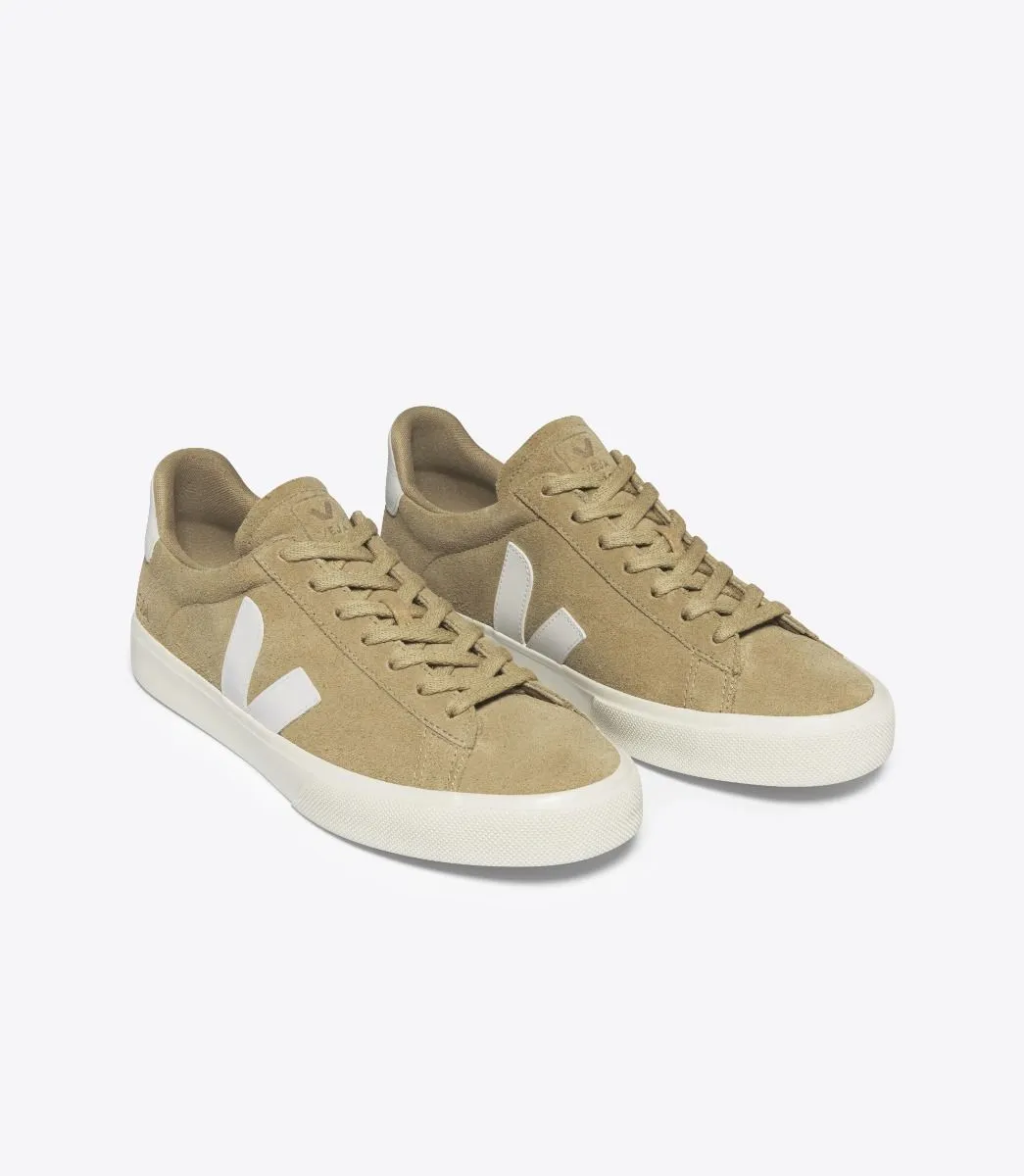 VEJA Men's Campo Suede Dune White Sneaker