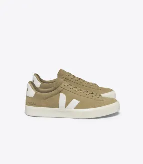 VEJA Men's Campo Suede Dune White Sneaker