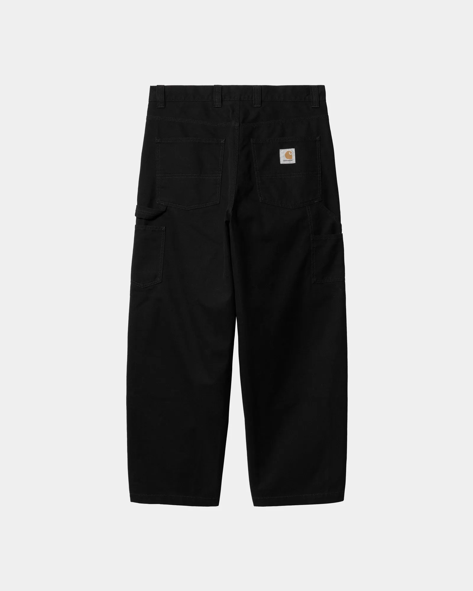 Wide Panel Double Front Pant | Black